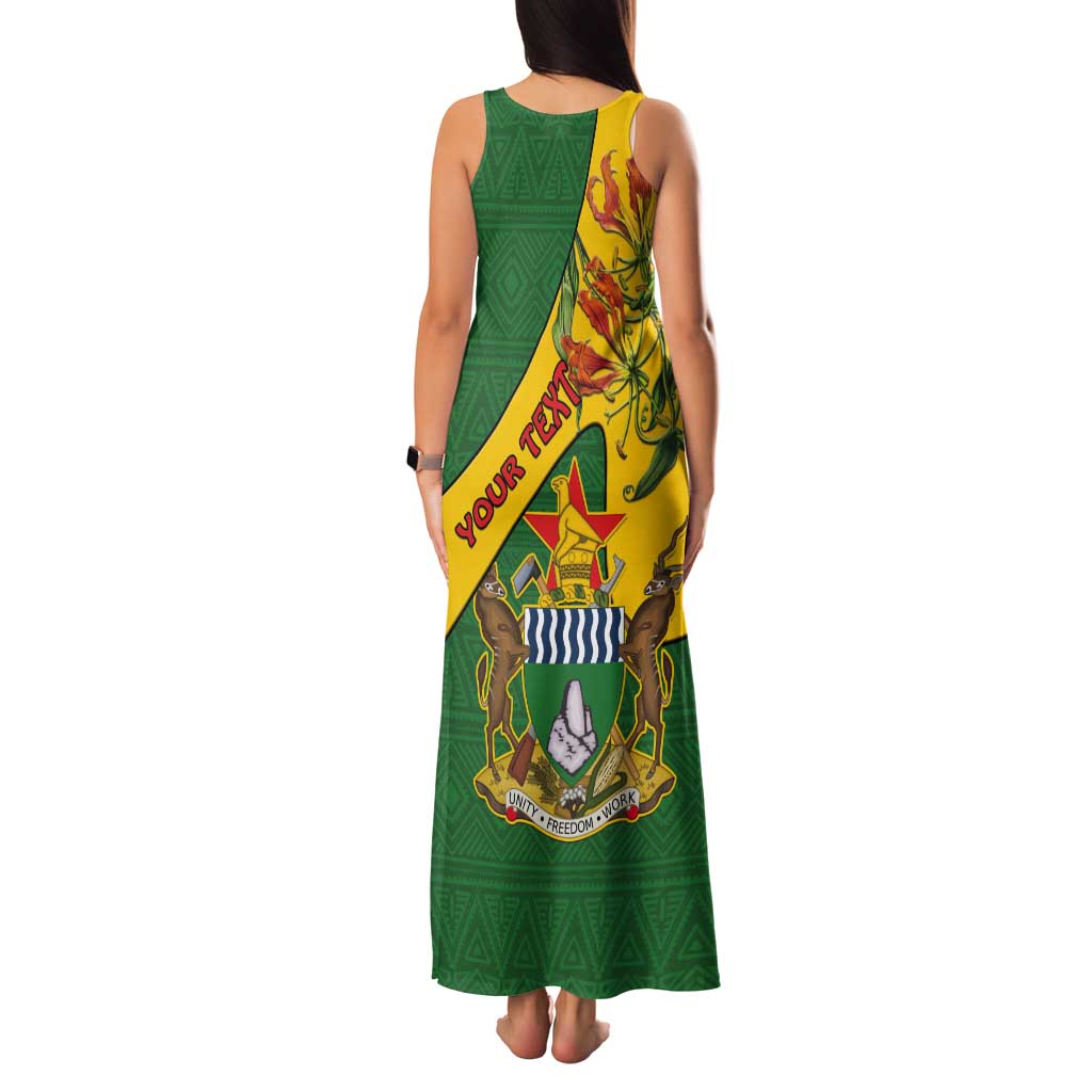 Personalised Zimbabwe Tank Maxi Dress 1980 Independence Day