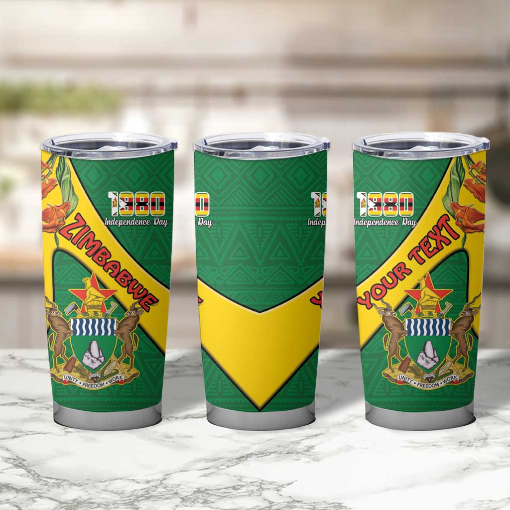 Personalised Zimbabwe Tumbler Cup 1980 Independence Day