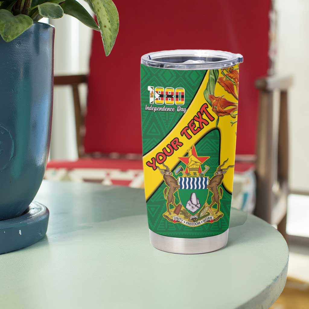 Personalised Zimbabwe Tumbler Cup 1980 Independence Day