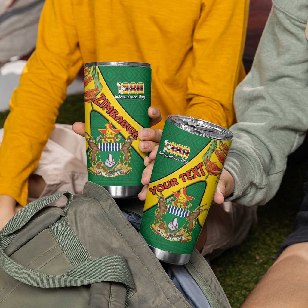 Personalised Zimbabwe Tumbler Cup 1980 Independence Day