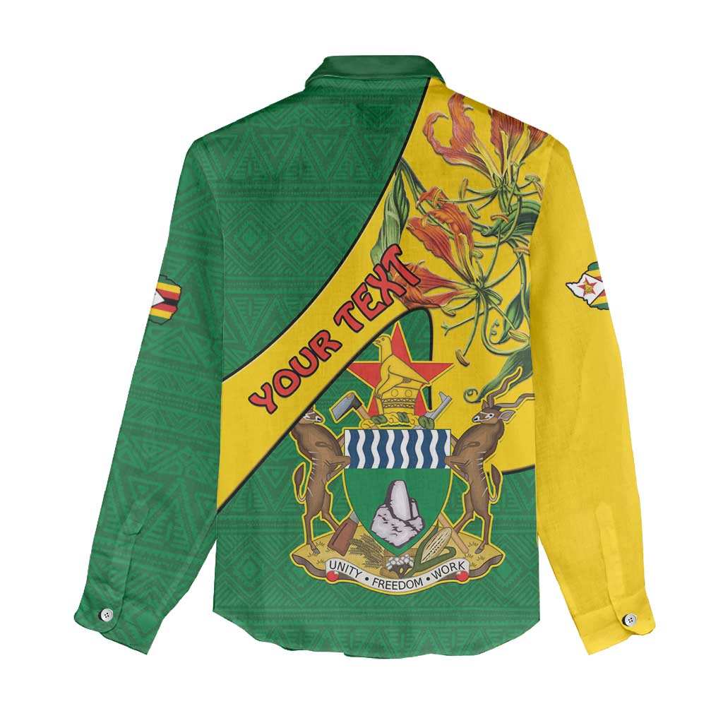 Personalised Zimbabwe Women Casual Shirt 1980 Independence Day
