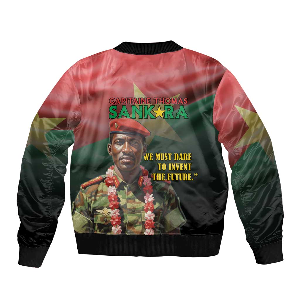 Capitaine Thomas Sankara Bomber Jacket We Must Dare To Invent The Future