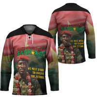 Capitaine Thomas Sankara Hockey Jersey We Must Dare To Invent The Future