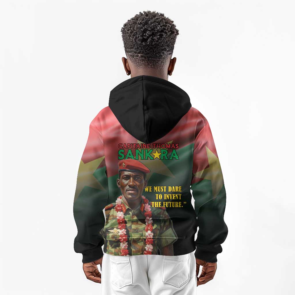 Capitaine Thomas Sankara Kid Hoodie We Must Dare To Invent The Future