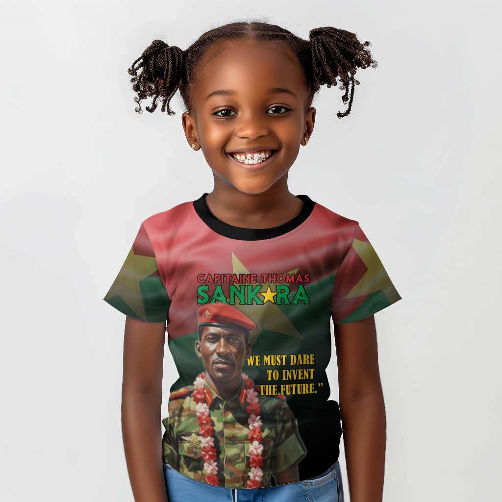 Capitaine Thomas Sankara Kid T shirt We Must Dare To Invent The Future
