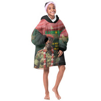 Capitaine Thomas Sankara Kid Wearable Blanket Hoodie We Must Dare To Invent The Future