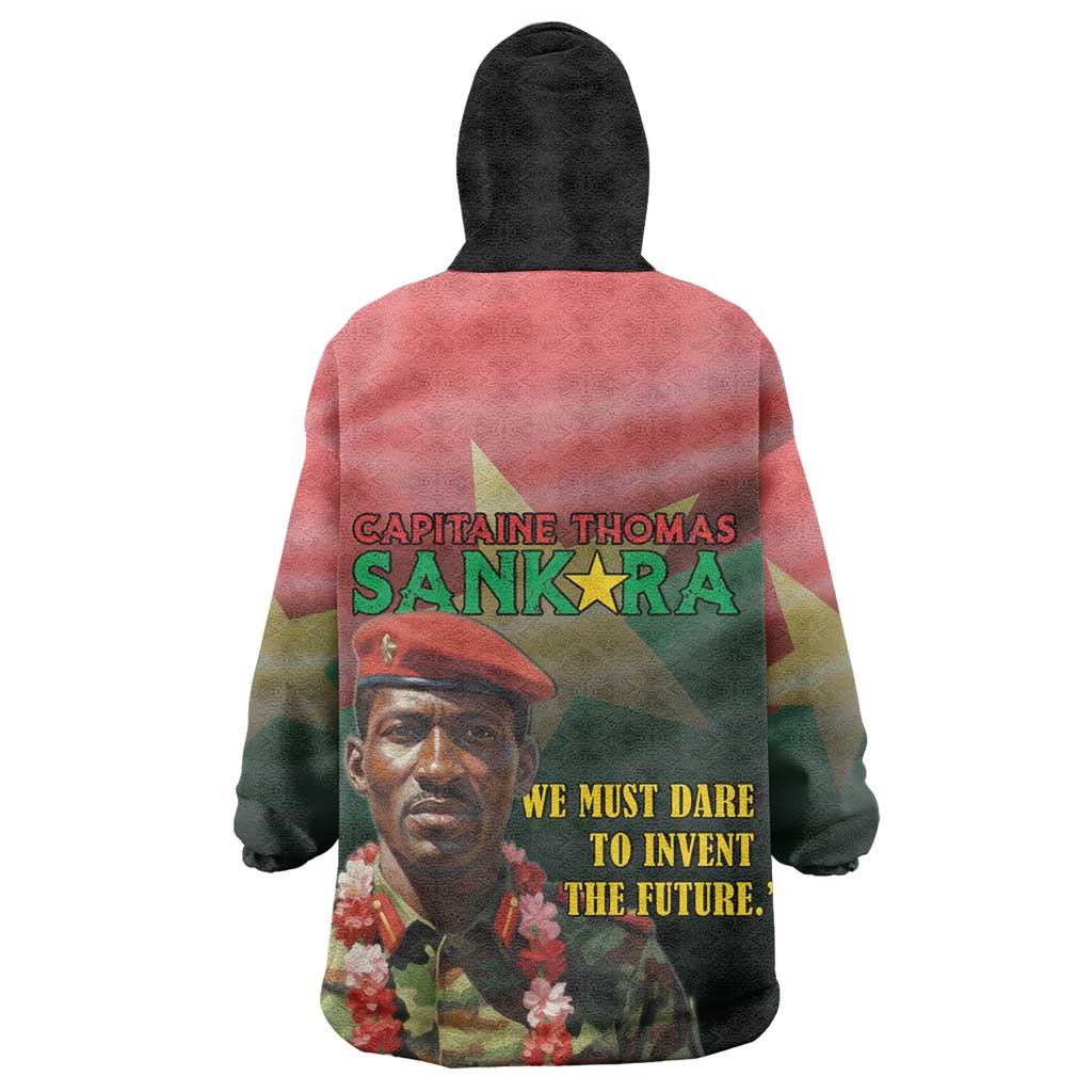 Capitaine Thomas Sankara Kid Wearable Blanket Hoodie We Must Dare To Invent The Future