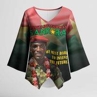 Capitaine Thomas Sankara Kimono Sleeve Blouse We Must Dare To Invent The Future