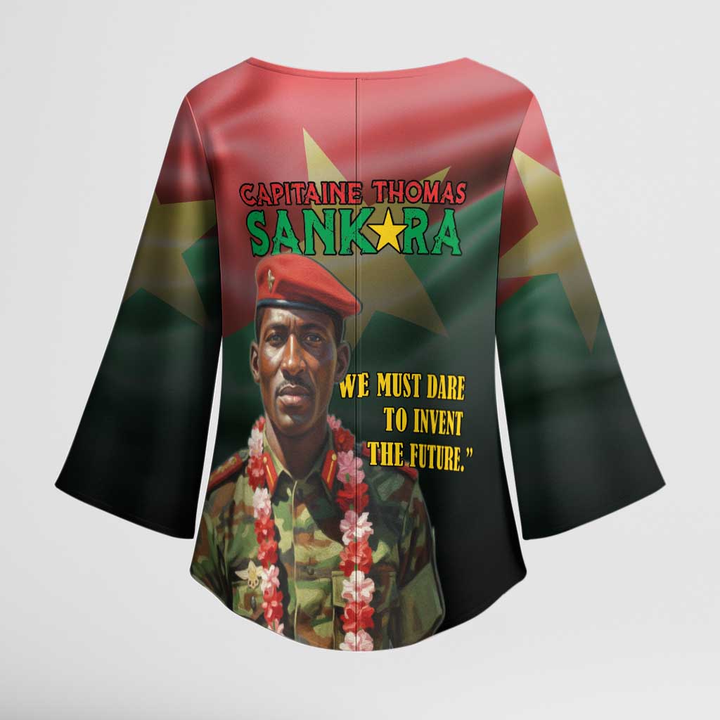 Capitaine Thomas Sankara Kimono Sleeve Blouse We Must Dare To Invent The Future