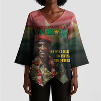 Capitaine Thomas Sankara Kimono Sleeve Blouse We Must Dare To Invent The Future