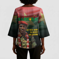 Capitaine Thomas Sankara Kimono Sleeve Blouse We Must Dare To Invent The Future