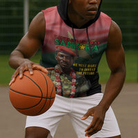 Capitaine Thomas Sankara Sleeveless Hoodie We Must Dare To Invent The Future