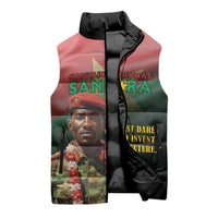 Capitaine Thomas Sankara Sleeveless Puffer Jacket We Must Dare To Invent The Future