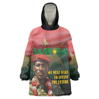 Capitaine Thomas Sankara Wearable Blanket Hoodie We Must Dare To Invent The Future