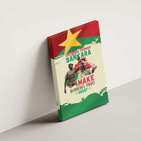 Thomas Sankara Canvas Wall Art Make Burkina Faso Great