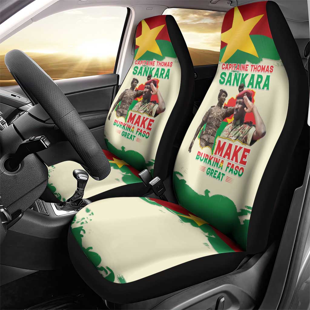 Thomas Sankara Car Seat Cover Make Burkina Faso Great