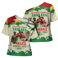 Thomas Sankara Cross Shoulder Shirt Make Burkina Faso Great