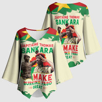 Thomas Sankara Kimono Sleeve Blouse Make Burkina Faso Great