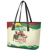 Thomas Sankara Leather Tote Bag Make Burkina Faso Great