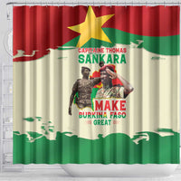 Thomas Sankara Shower Curtain Make Burkina Faso Great