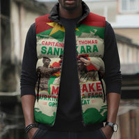 Thomas Sankara Sleeveless Puffer Jacket Make Burkina Faso Great
