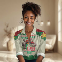 Thomas Sankara Women Casual Shirt Make Burkina Faso Great