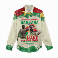 Thomas Sankara Women Casual Shirt Make Burkina Faso Great