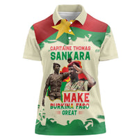 Thomas Sankara Women Polo Shirt Make Burkina Faso Great