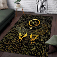Ancient Egyptian Area Rug Horus Falcon God