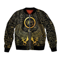Ancient Egyptian Bomber Jacket Horus Falcon God