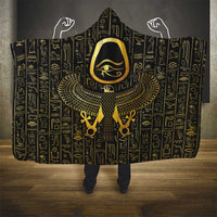 Ancient Egyptian Hooded Blanket Horus Falcon God