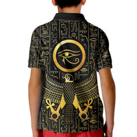 Ancient Egyptian Kid Polo Shirt Horus Falcon God