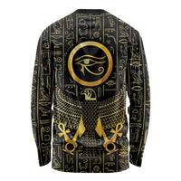 Ancient Egyptian Long Sleeve Shirt Horus Falcon God