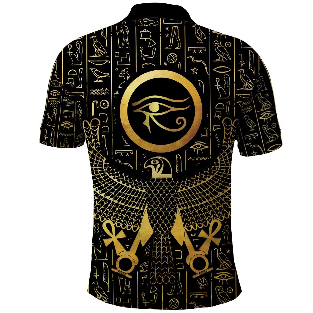Ancient Egyptian Polo Shirt Horus Falcon God