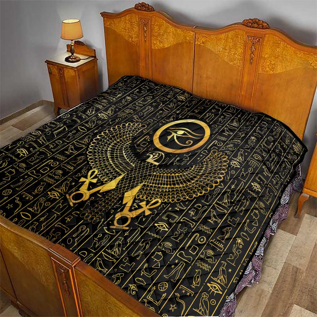Ancient Egyptian Quilt Horus Falcon God