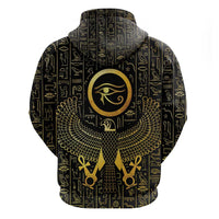 Ancient Egyptian Zip Hoodie Horus Falcon God