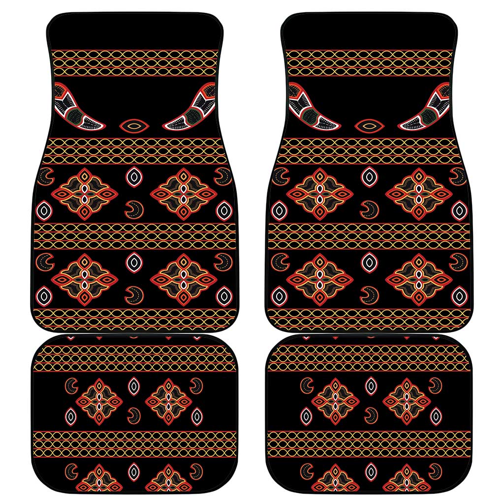 Toghu Car Mats Cameroon Traditional Pattern
