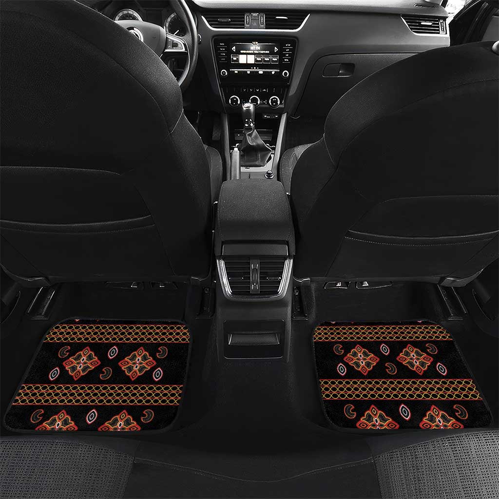 Toghu Car Mats Cameroon Traditional Pattern