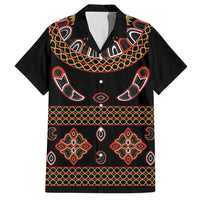 Toghu Family Matching Puletasi and Hawaiian Shirt Cameroon Traditional Pattern