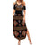 Toghu Family Matching Summer Maxi Dress and Hawaiian Shirt Cameroon Traditional Pattern
