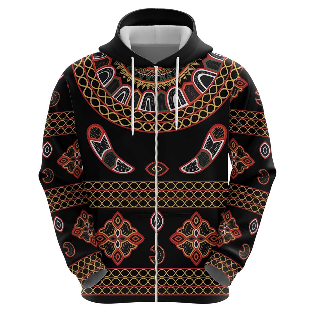 Toghu Hoodie Cameroon Traditional Pattern