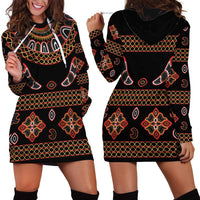 Toghu Hoodie Dress Cameroon Traditional Pattern