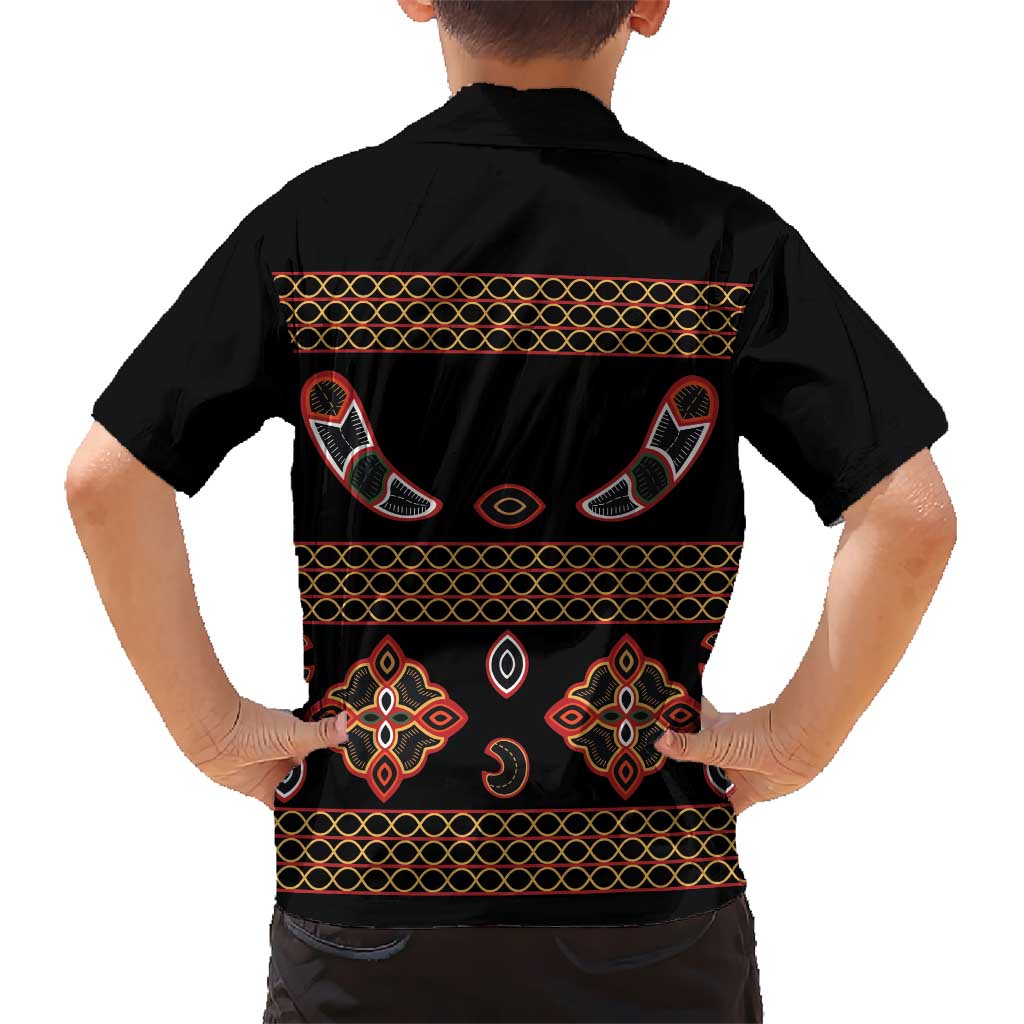 Toghu Kid Hawaiian Shirt Cameroon Traditional Pattern