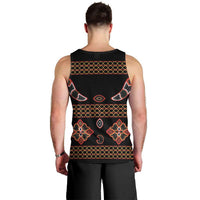 Toghu Men Tank Top Cameroon Traditional Pattern