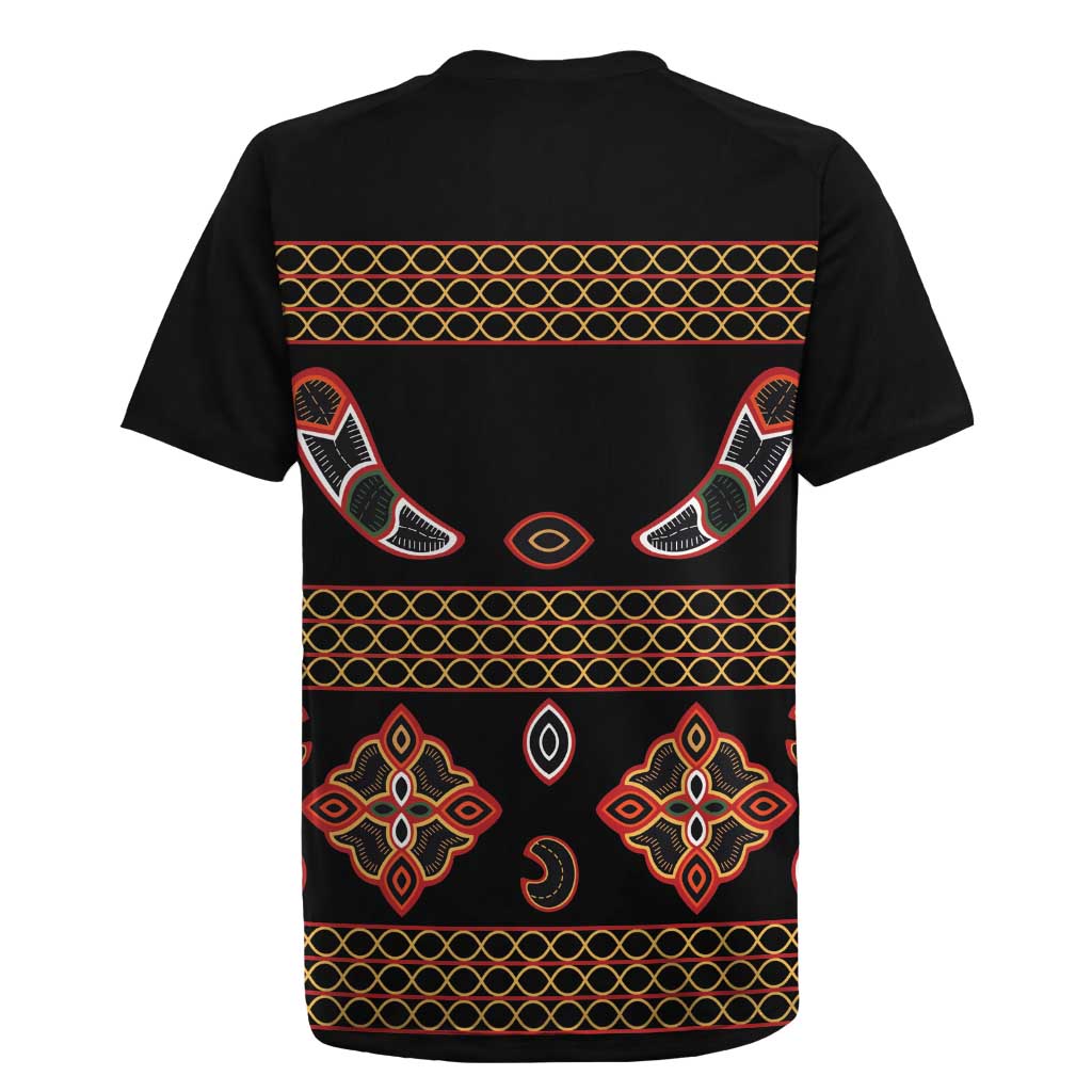 Toghu Rugby Jersey Cameroon Traditional Pattern