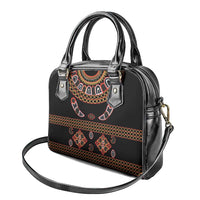 Toghu Shoulder Handbag Cameroon Traditional Pattern