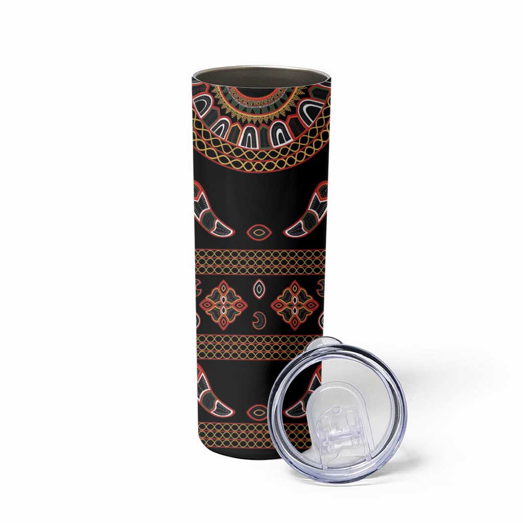 Toghu Skinny Tumbler Cameroon Traditional Pattern