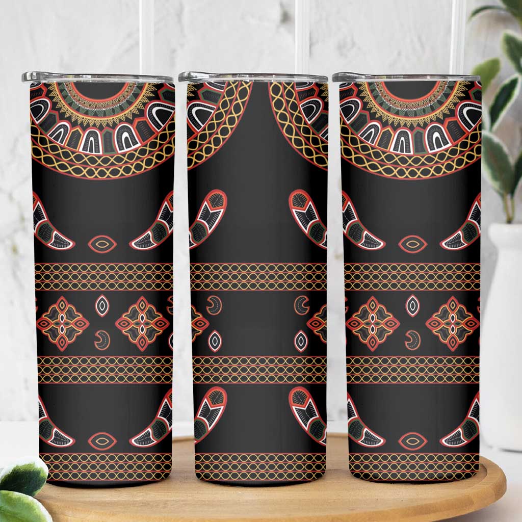 Toghu Skinny Tumbler Cameroon Traditional Pattern
