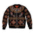Toghu Sleeve Zip Bomber Jacket Cameroon Traditional Pattern