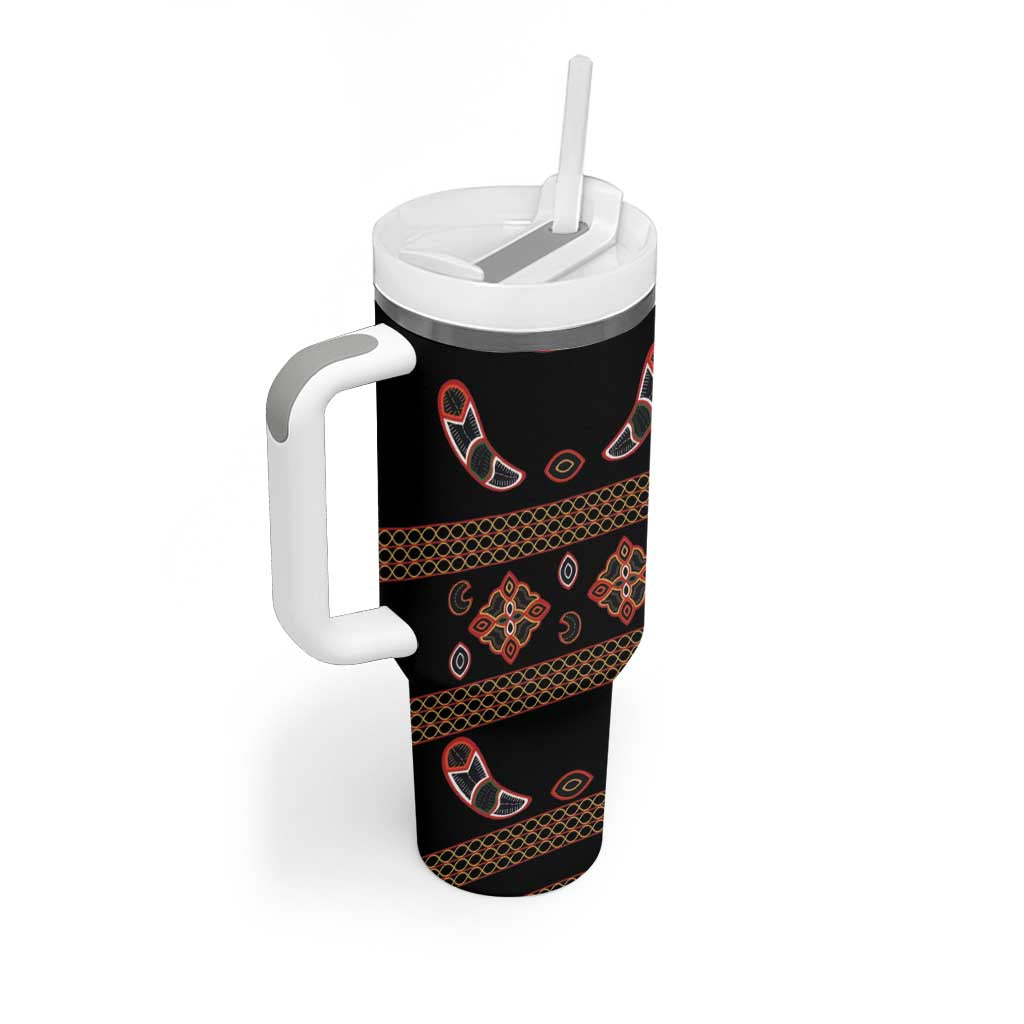 Toghu Tumbler With Handle Cameroon Traditional Pattern